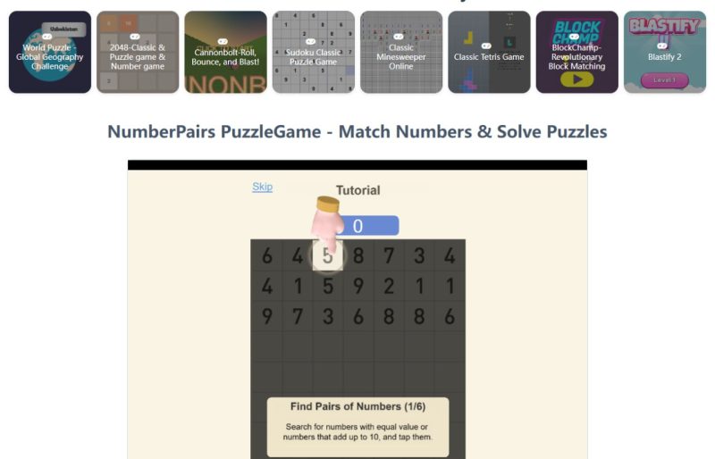 网站名称：Numberpairs-砚冰资源网